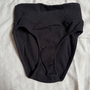 Tiger Friday Black Ribbed Briefs